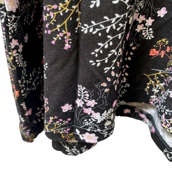 BROOK SHIELDS Womens Turtleneck Plus Size 2X Black Floral Long Sleeve NWT - Picture 9 of 10